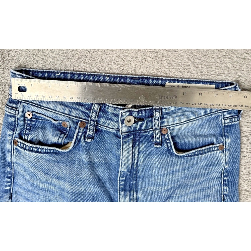 Rag & Bone Nina High Rise Skinny Jeans Women 27 Medium Wash Denim - Picture 9 of 10
